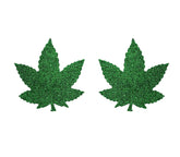 Love In Leather Maple Leaf Womens Nipple Pasties - Default Title - Breast and Nipple Toys